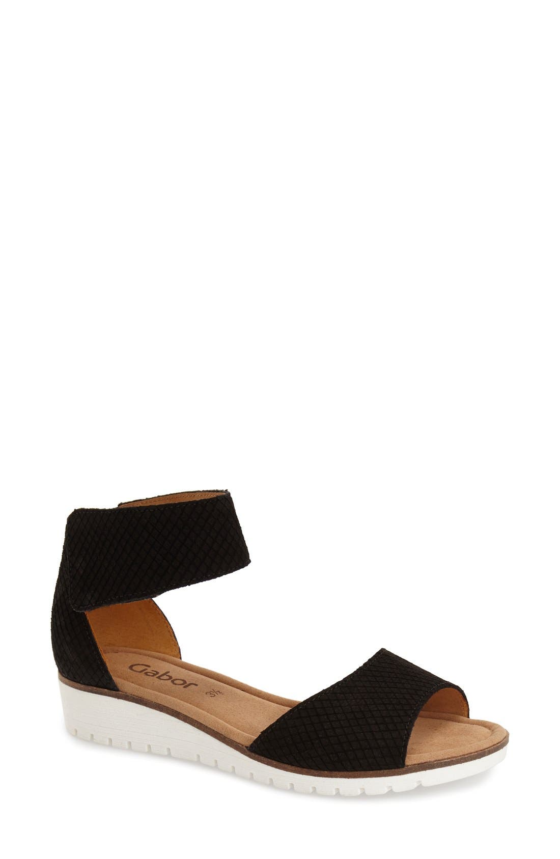 gabor cross strap sandal