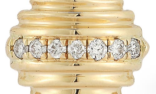 Dana Rebecca Designs Nana Bernice Pavé Diamond Stud Earrings In Yellow Gold/diamonds