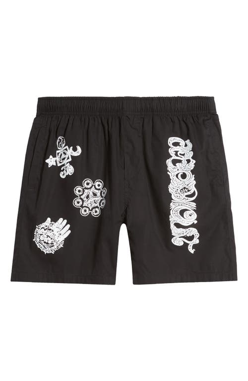 Shop Afield Out Element Pull-on Shorts In Black