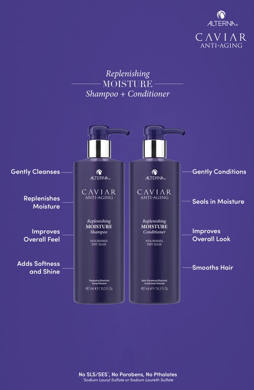 ALTERNA ALTERNA® CAVIAR ANTI-AGING REPLENISHING MOISTURE SHAMPOO & CONDITIONER BUNDLE 