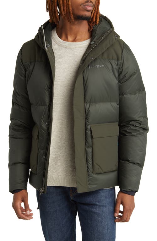 Solazo 600 Fill Power Down Hooded Parka in Wood