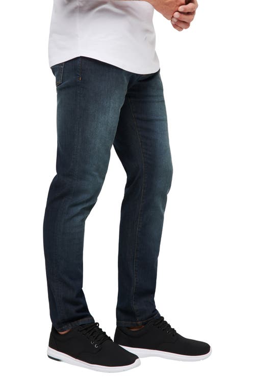 Shop Travismathew Legacy Featherweight Straight Leg Jeans In Indigo