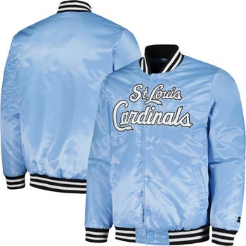 Jacket Makers St. Louis Cardinals Letterman Red Leather Jacket