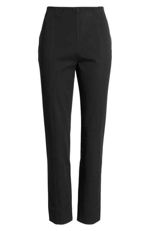 Shop Nic + Zoe Nic+zoe Stretch Slim Fit Ankle Pants In Black Onyx