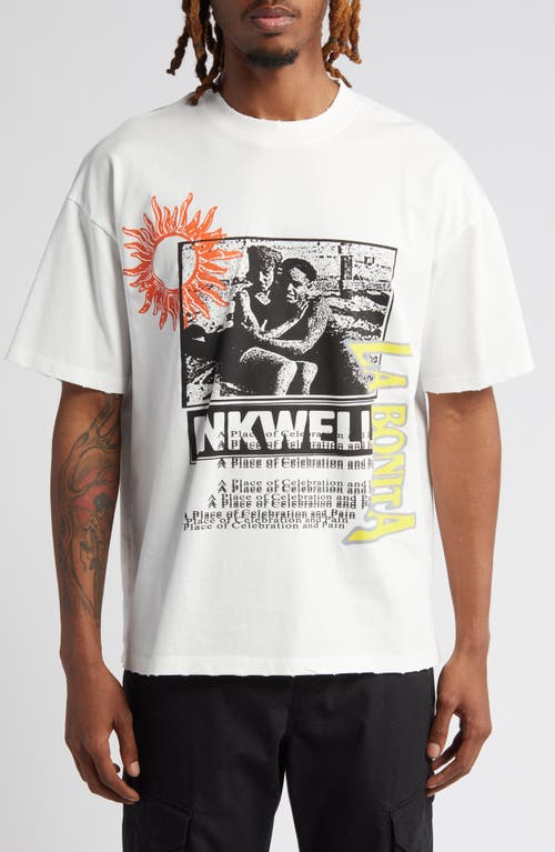 Sunsets at the Inkwell Graphic T-Shirt in White