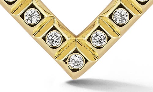 Chloe & Madison Chloe And Madison Cz Square Link Necklace In Gold
