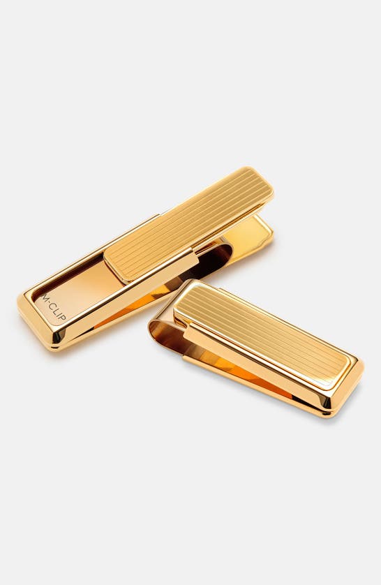 Shop M Clip 'new Yorker' Money Clip In Gold