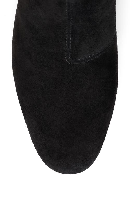 Birdies Starling 50 Bootie In Black Stretch Suede