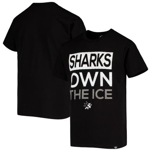 Youth '47 Black San Jose Sharks Rally T-Shirt