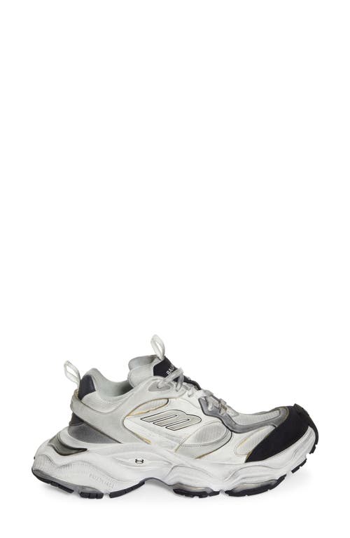Shop Balenciaga Cargo Sneaker In White/grey