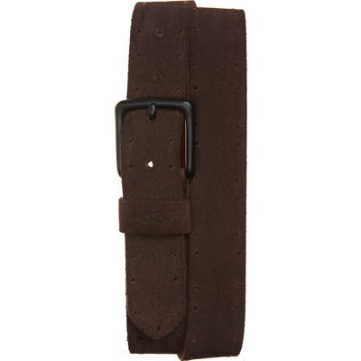 Allsaints Suede Belt, Bitter Brown