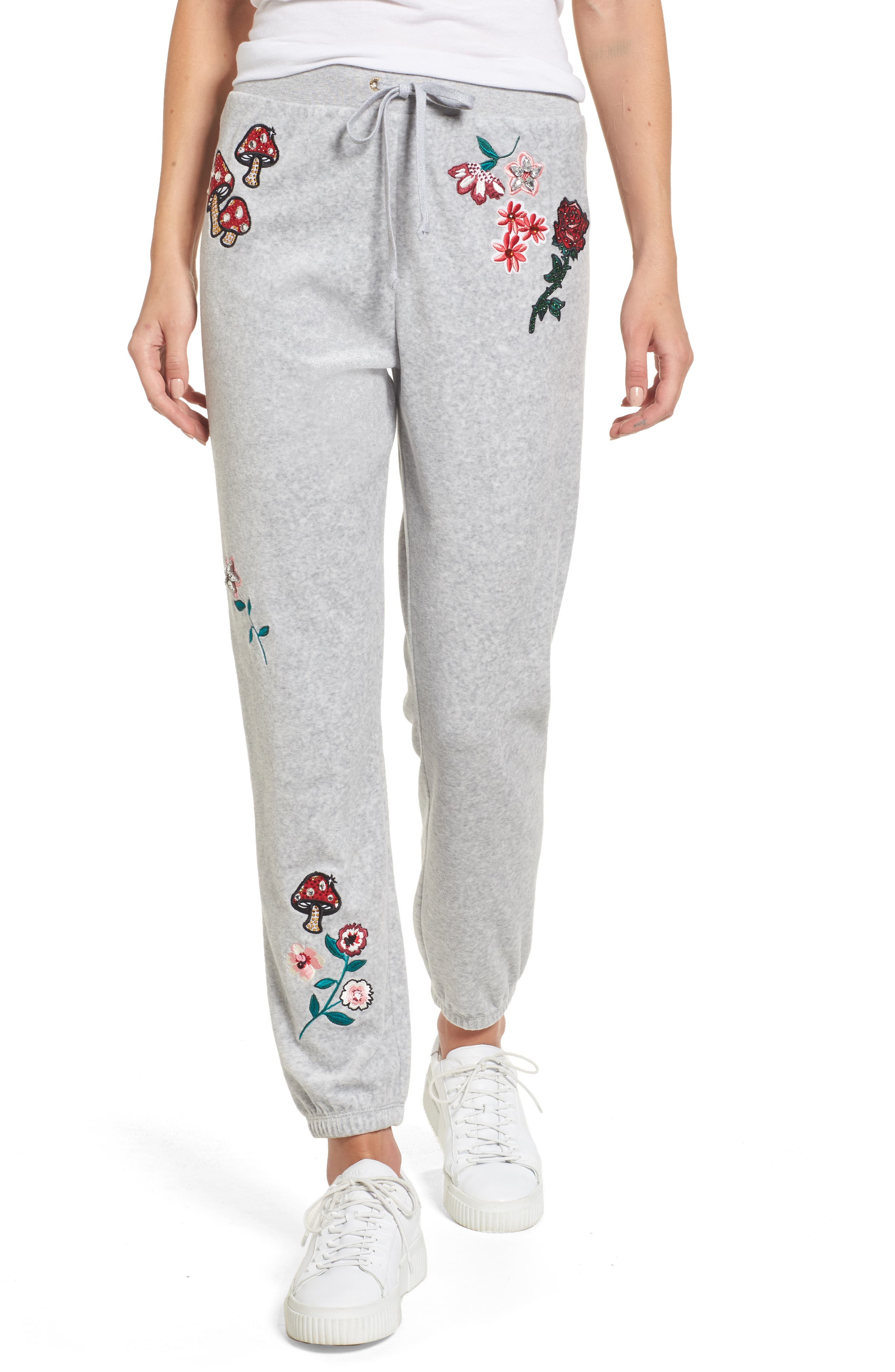 juicy couture velour track pants