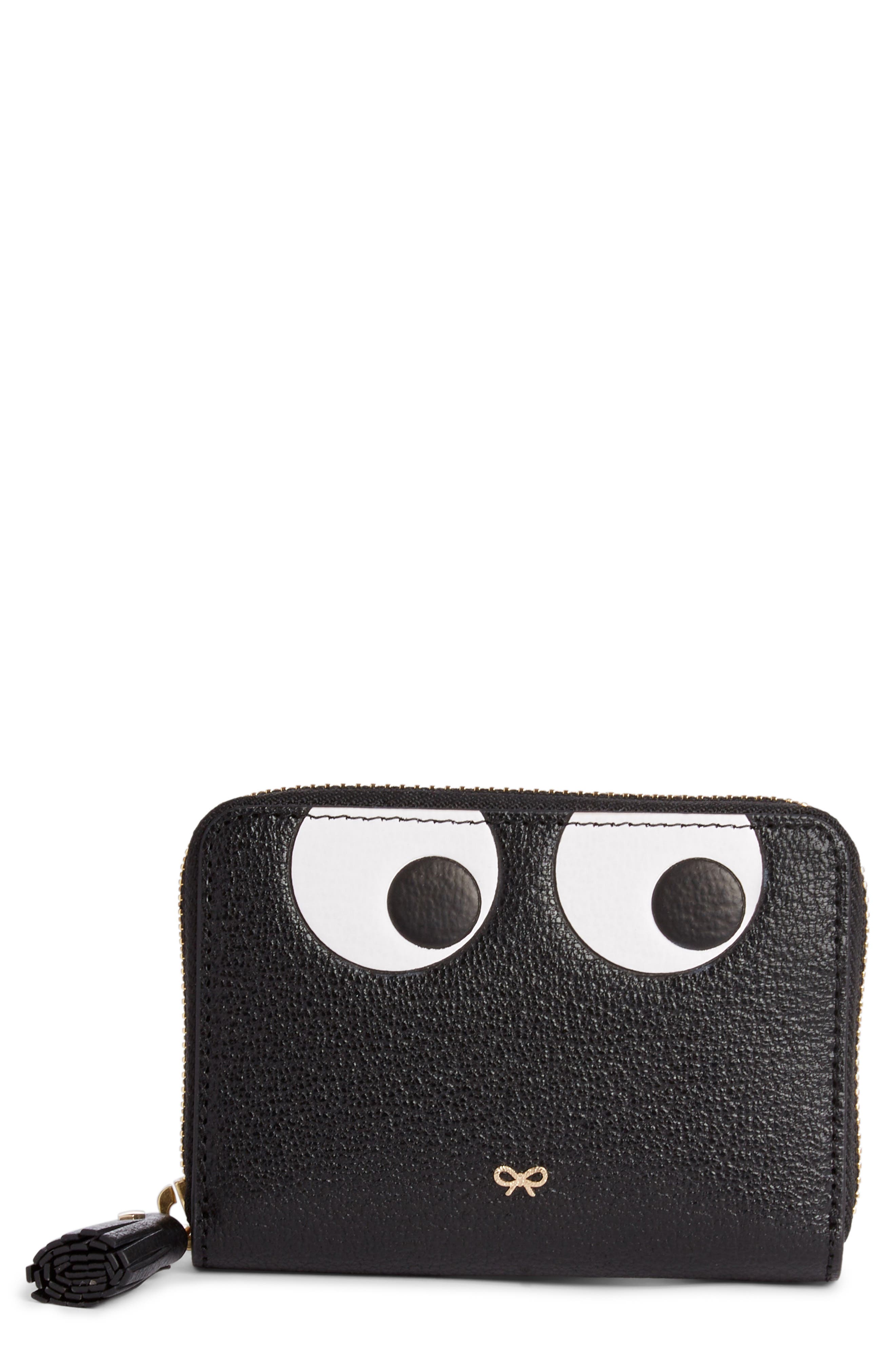 Anya Hindmarch Eyes Small Leather Zip Around Wallet Nordstrom