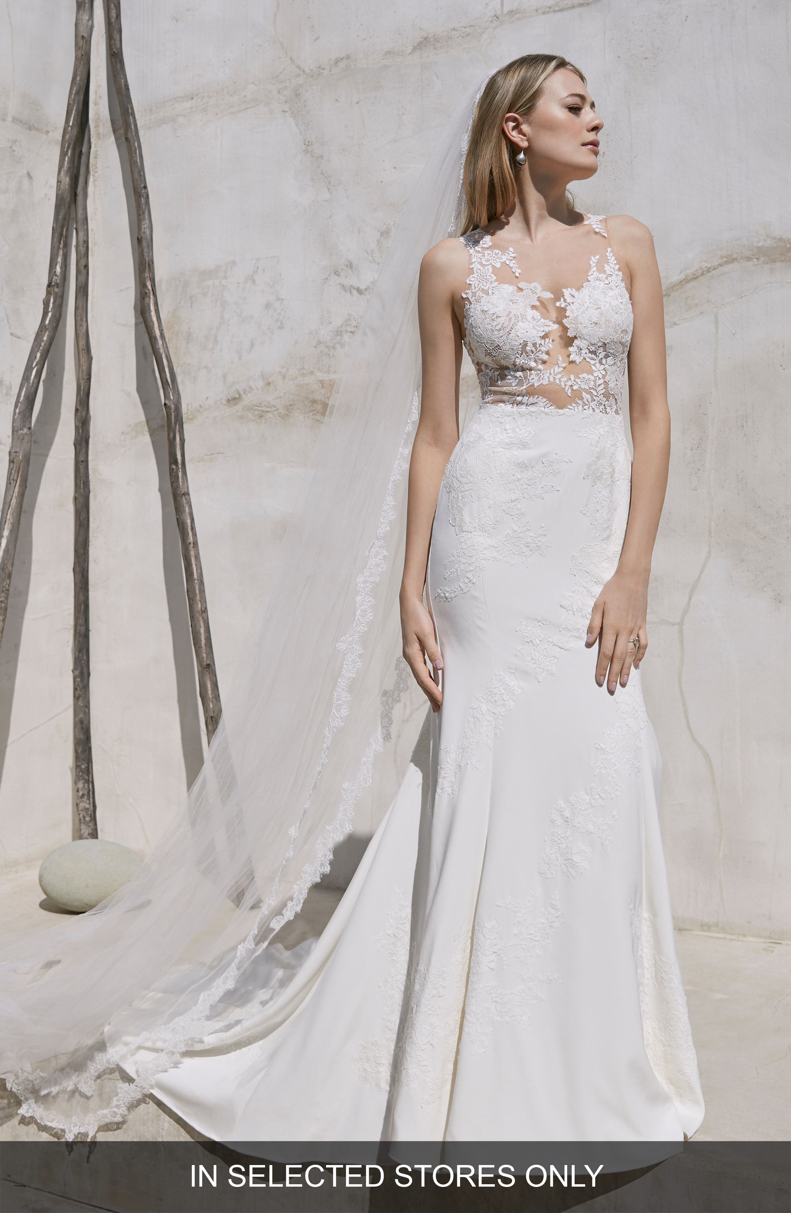 silk trumpet wedding dress