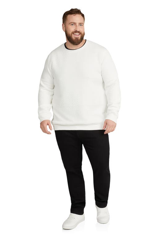 Shop Johnny Bigg Bradley Texture Sweater In Ivory