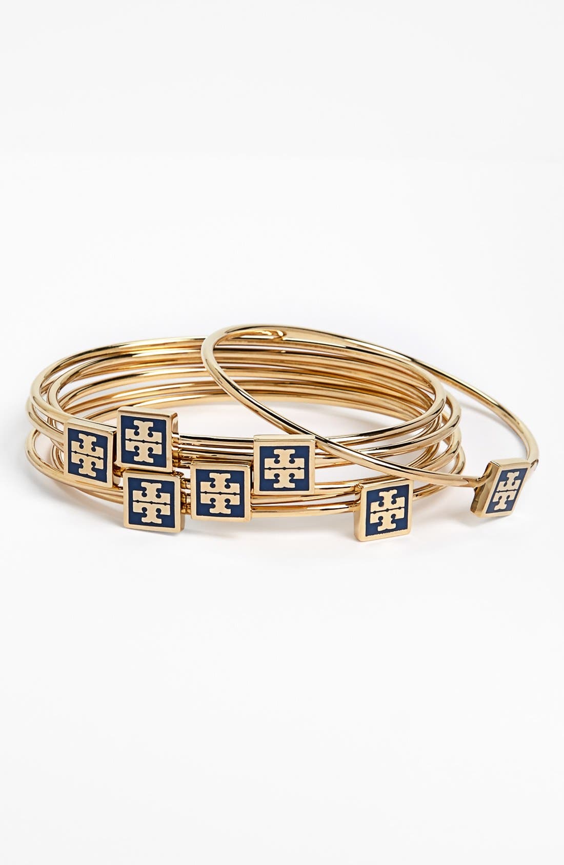 Tory Burch Logo Skinny Bangles (Set of 7) (Special Purchase) Nordstrom