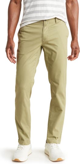 14th & Union The Wallin Stretch Twill Trim Fit Men's Chino Pants (Olive Aloe in select sizes)