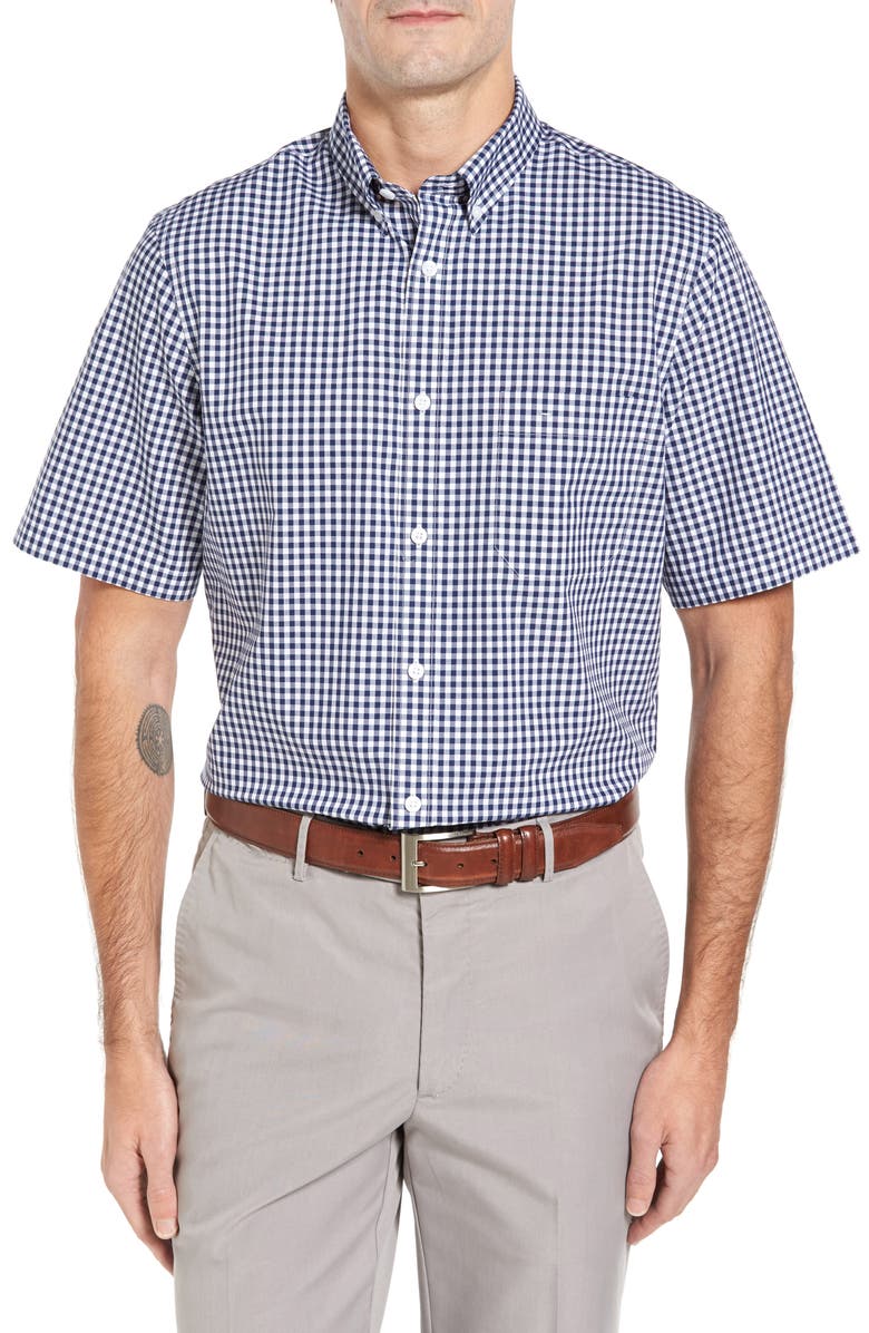 Nordstrom Men's Shop Smartcare™ Gingham Sport Shirt (Regular & Tall ...