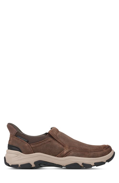Rockport Reece Water Resistant Slip-on In Medium Brown