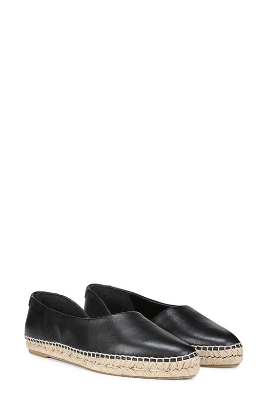 Vince Women's Tita Slip On D'orsay Espadrille Flats In Black | ModeSens