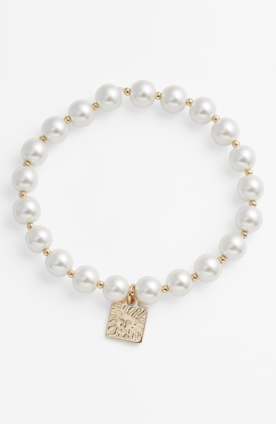 Anne Klein Faux Pearl Stretch Bracelet Nordstrom