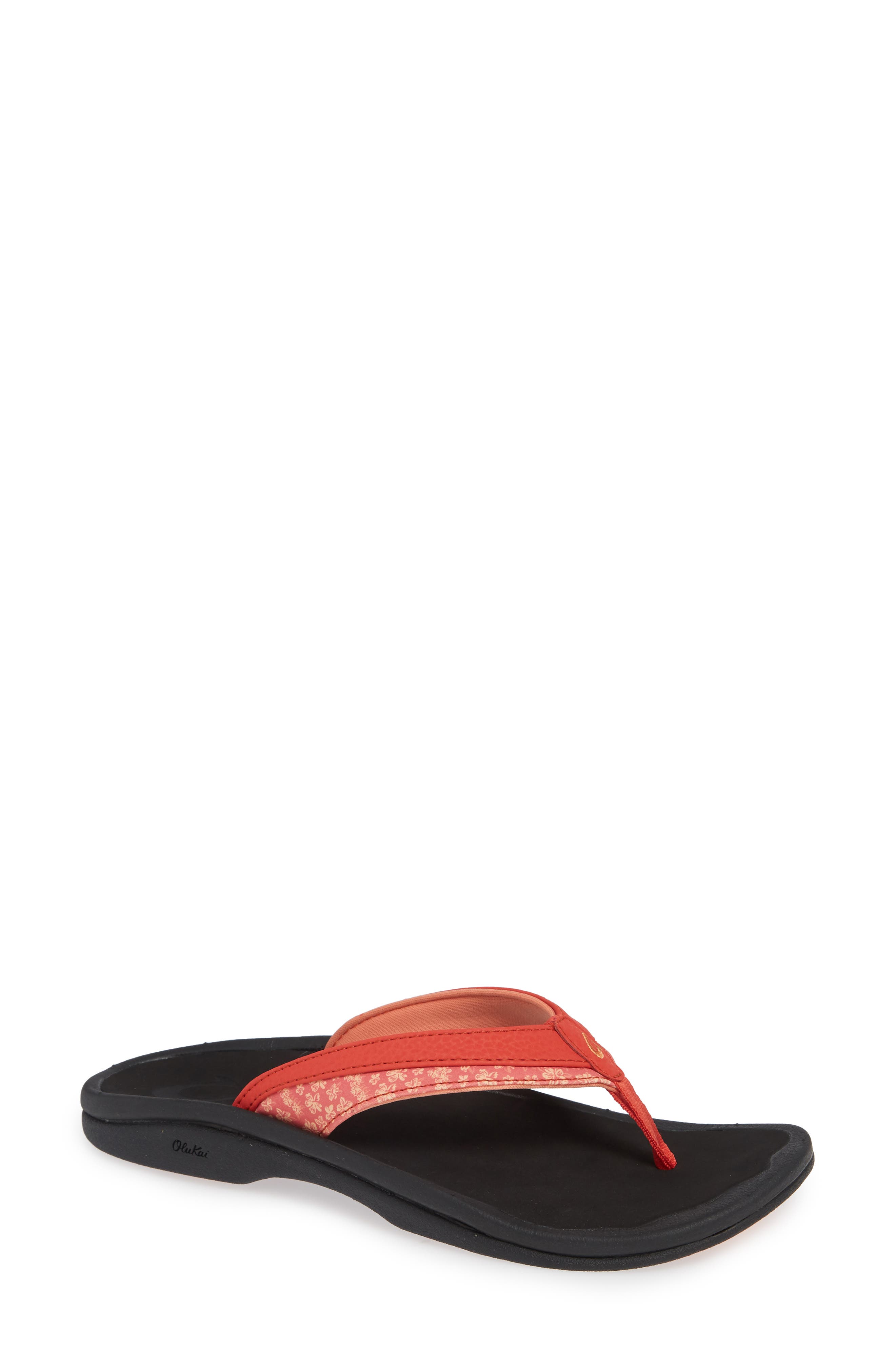 Olukai Ohana Koa Flip Flop, Orange