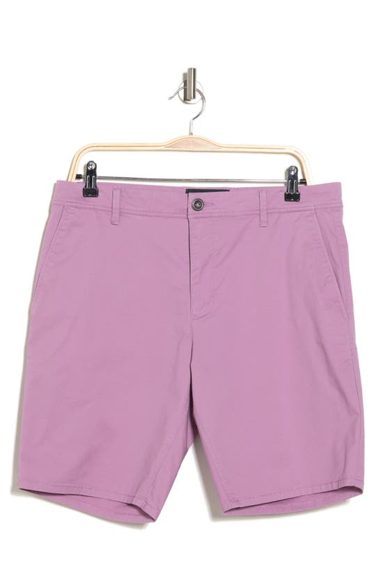 Rodd & Gunn Baylys Beach Stretch Cotton Shorts In Lilac