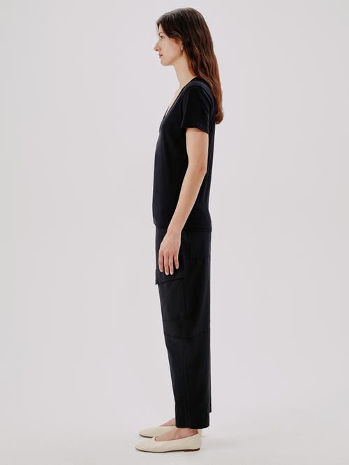 Another Tomorrow V-neck In Black