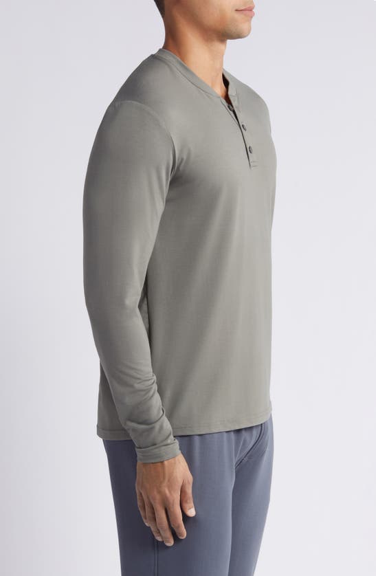 Shop Free Fly Flex Performance Henley In Fatigue