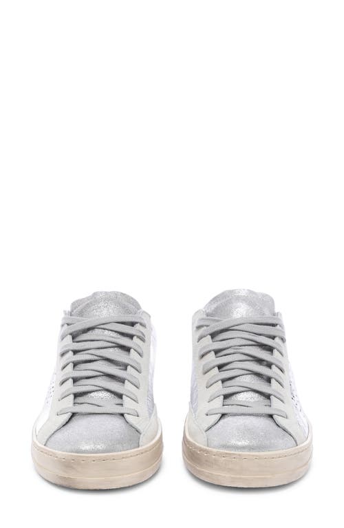 P448 John Low Top Sneaker In Metallico