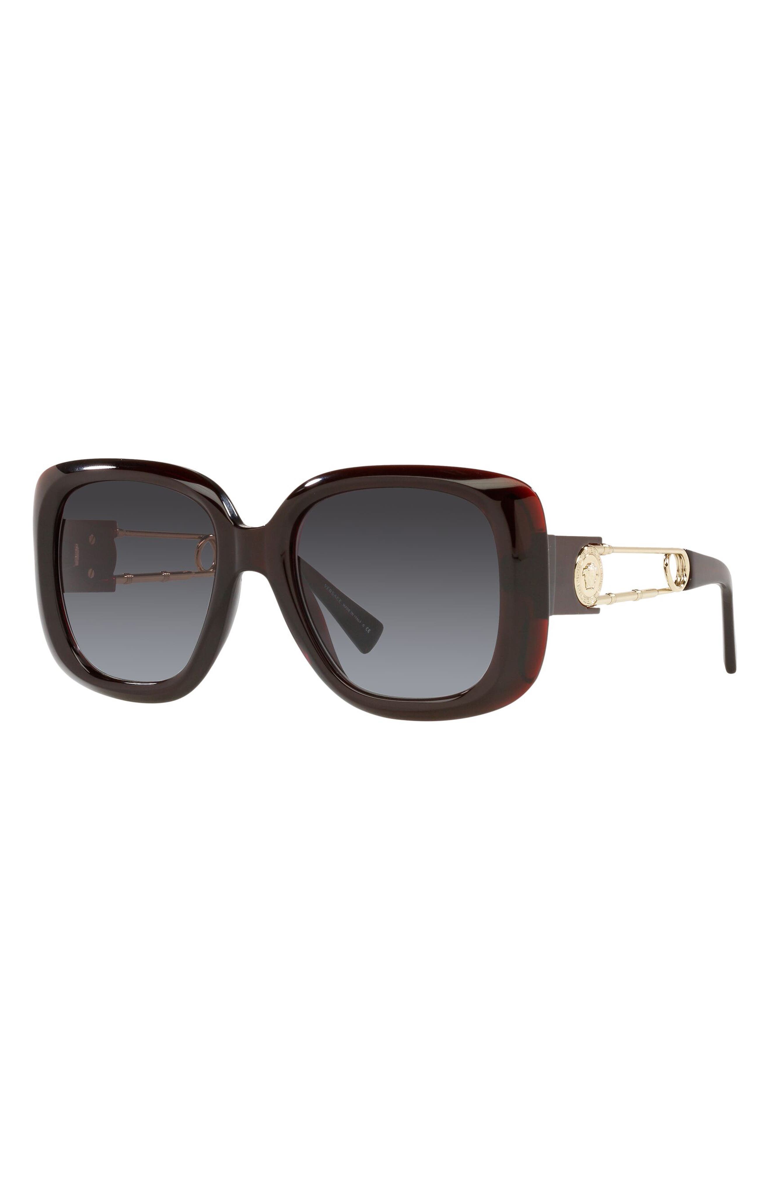 versace 54mm square sunglasses