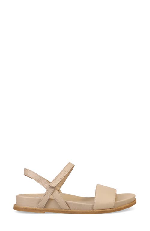 Eileen Fisher Demo Leather Sandal In Khaki/khaki
