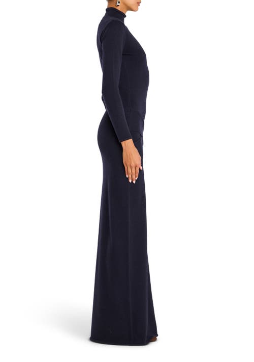 Shop Ser.o.ya Melonie Knit Maxi Dress In Sapphire