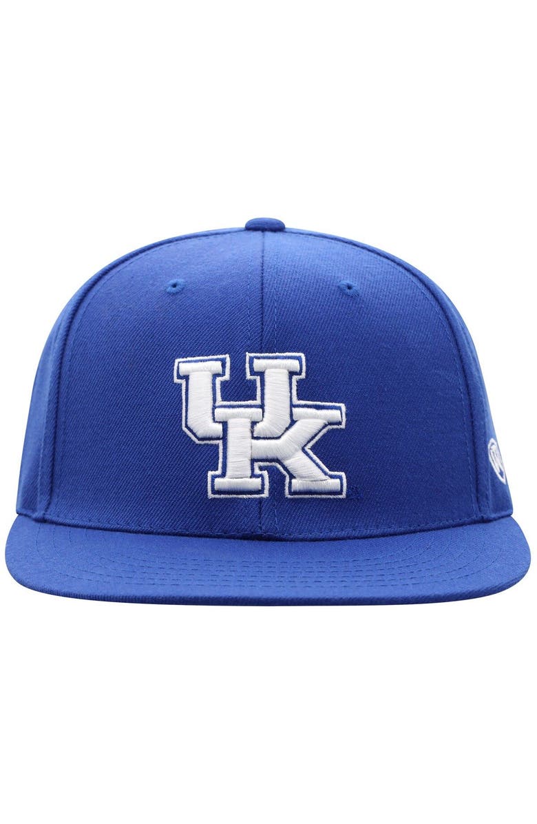 TOP OF THE WORLD Men's Top of the World Royal Kentucky Wildcats Team Color Fitted Hat, Alternate, color, Royal