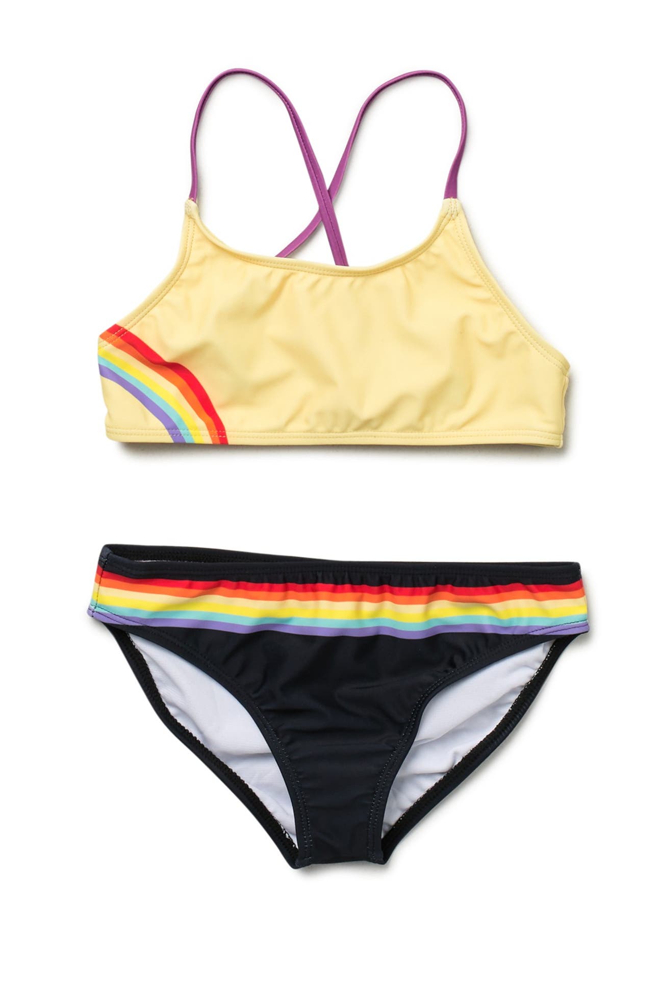 Limeapple Printed Two Piece Swimsuit Set Nordstrom Rack