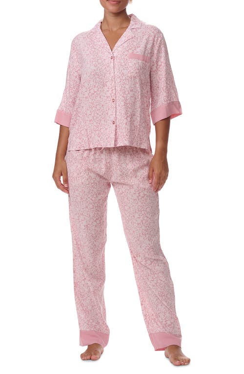 Shop Splendid Print Pajamas In Floralvineshdw