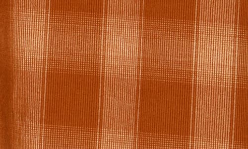 Ben Sherman Ombré Check Corduroy Flannel Button-up Shirt In Caramel