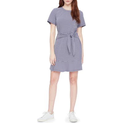 Parker Annika Stripe Stretch Cotton Minidress, Blue
