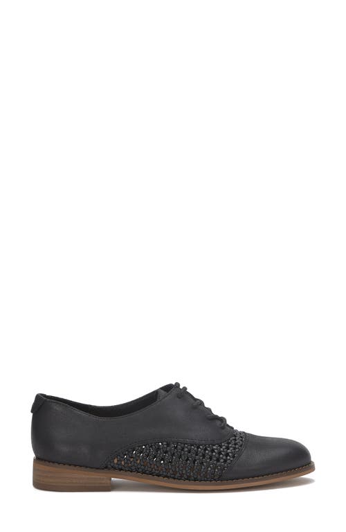 Shop Lucky Brand Elfie Oxford In Black Distress/woven
