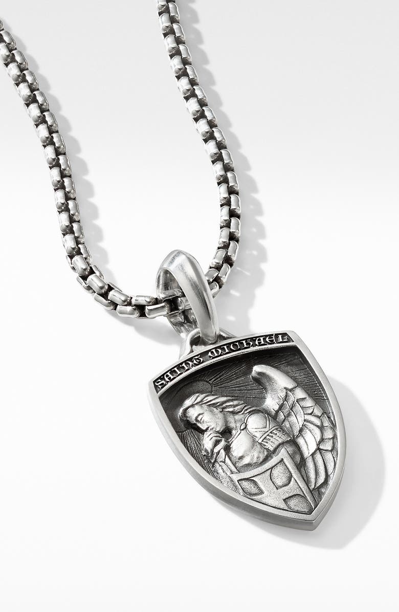 Saint Michael Sterling Silver Amulet