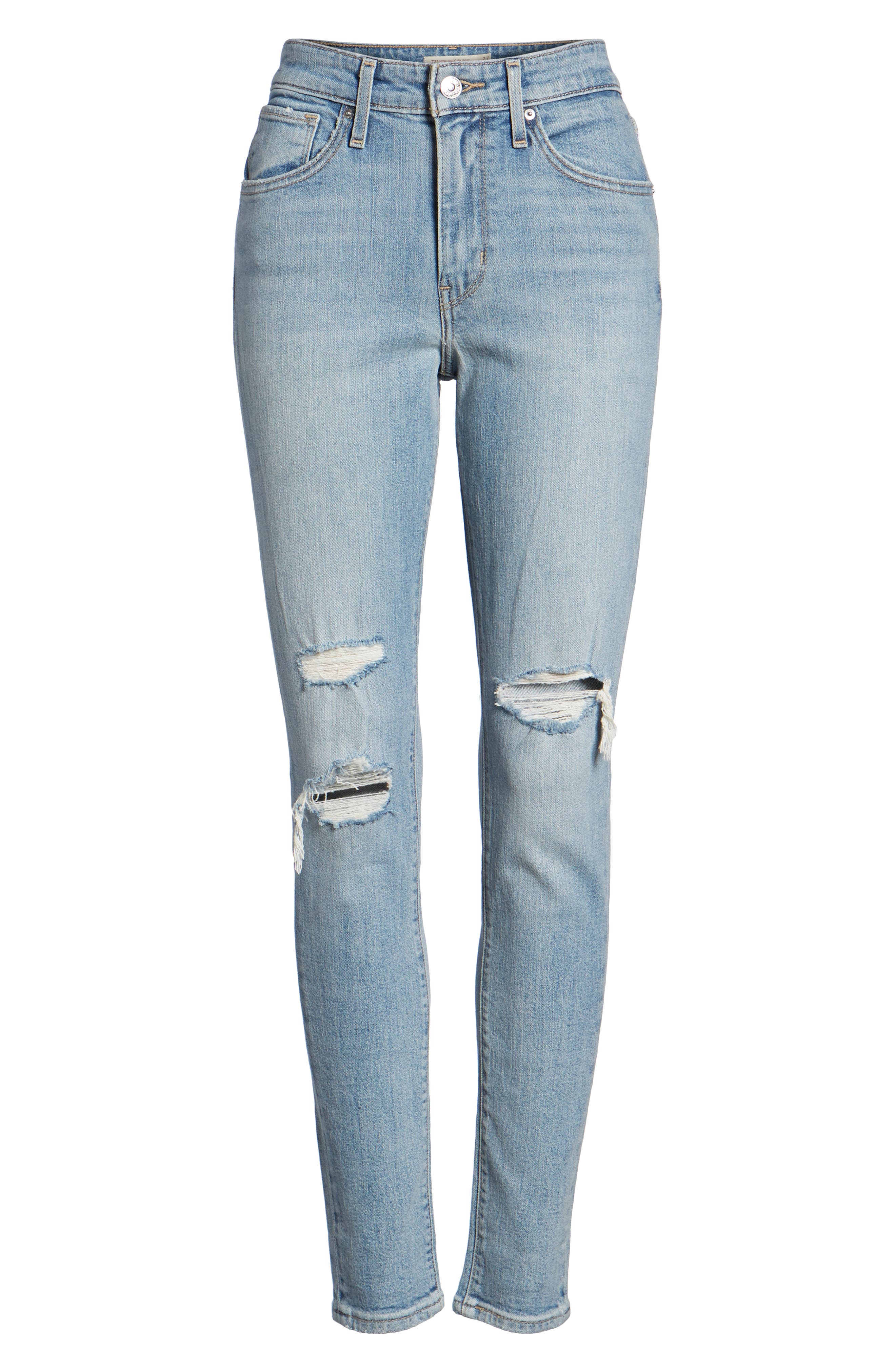 levi's 721 worn and torn