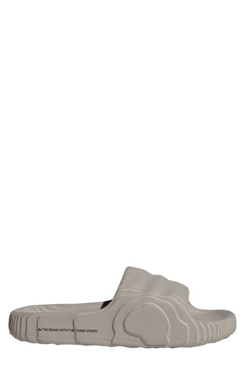 Adidas Originals Adilette Sport Slide Sandal In Brown/brown/black