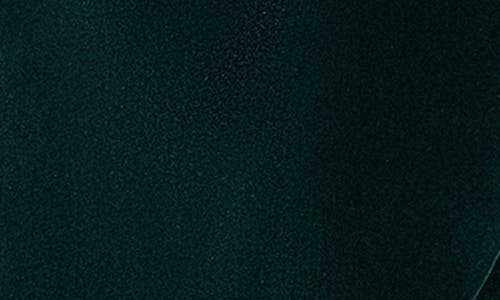 Xscape Evenings Ruffle Off The Shoulder Stretch Velvet Gown In Hunter