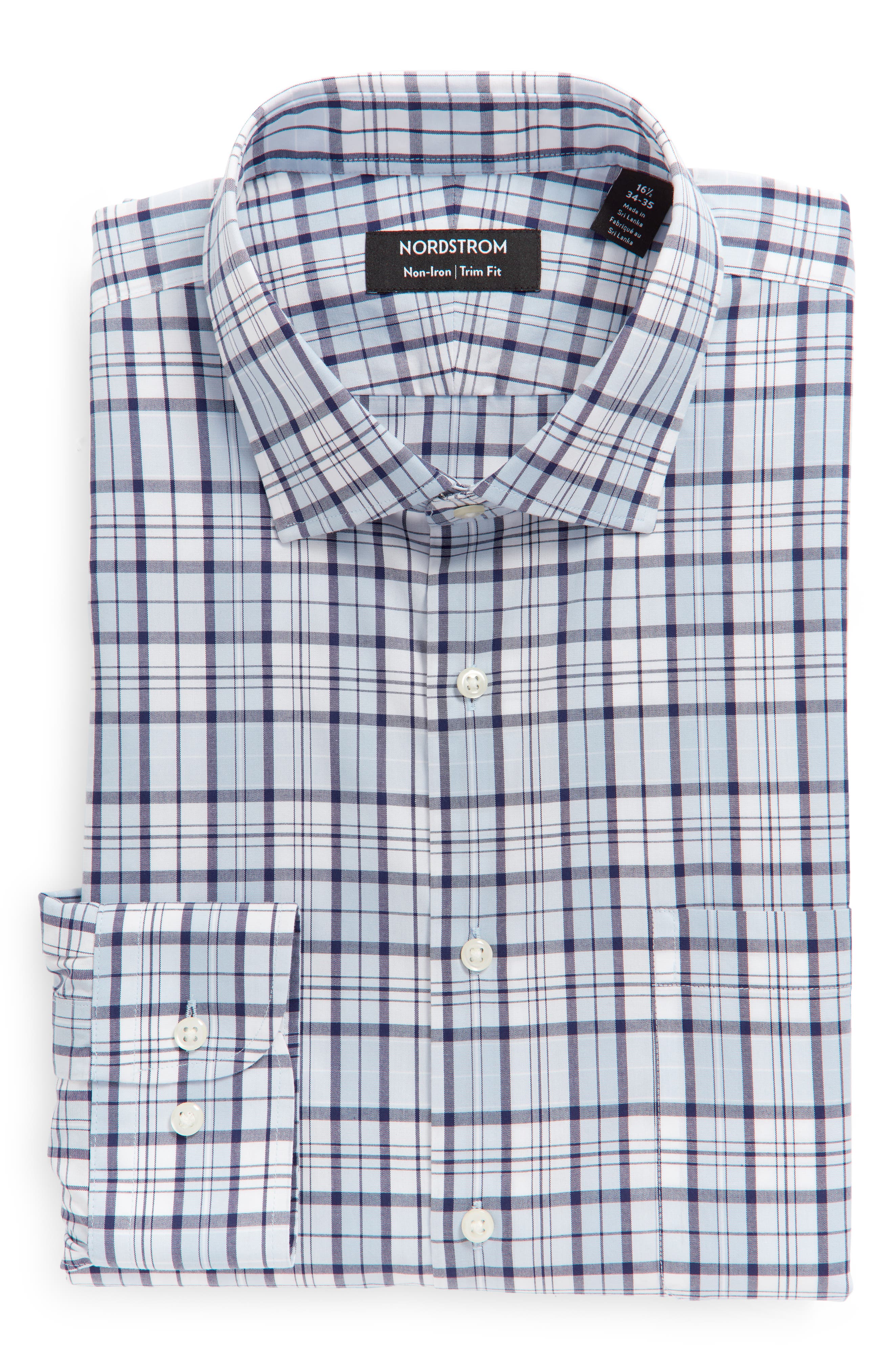 Non-Iron Plaid Dress Shirt | Nordstrom