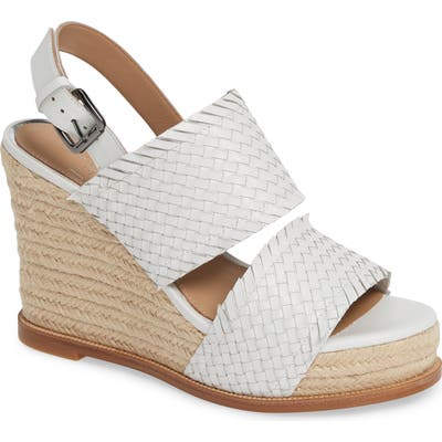 Linea Paolo Elaine Espadrille Wedge Sandal, White