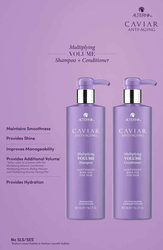 Shop Alterna ® Caviar Anti-aging Multiplying Volume Shampoo & Conditioner Bundle $111 Value