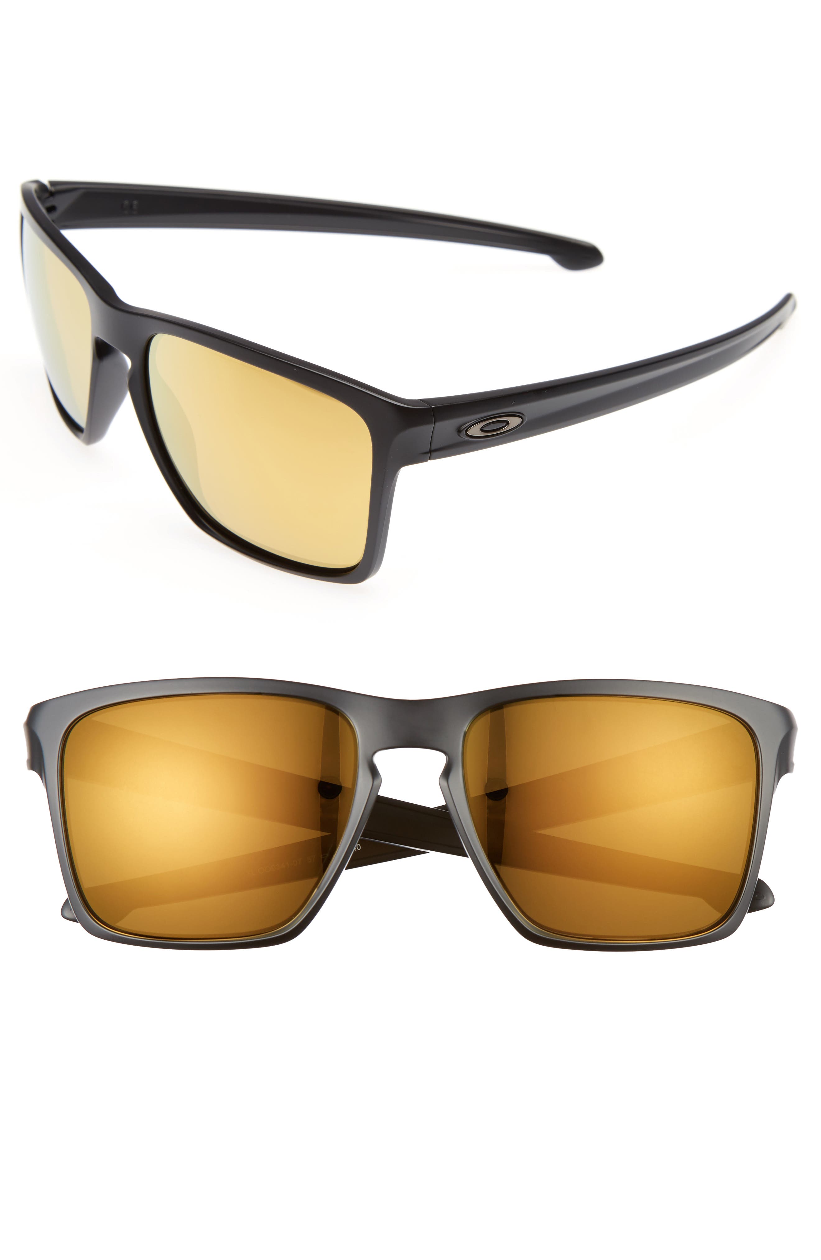 57mm Silver XL Square Sunglasses 