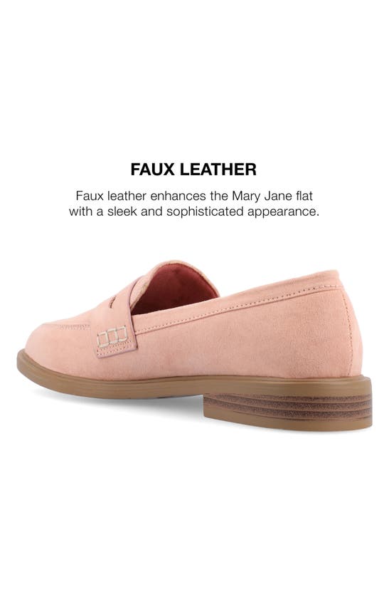 Journee Collection Raichel Penny Loafer In Peach