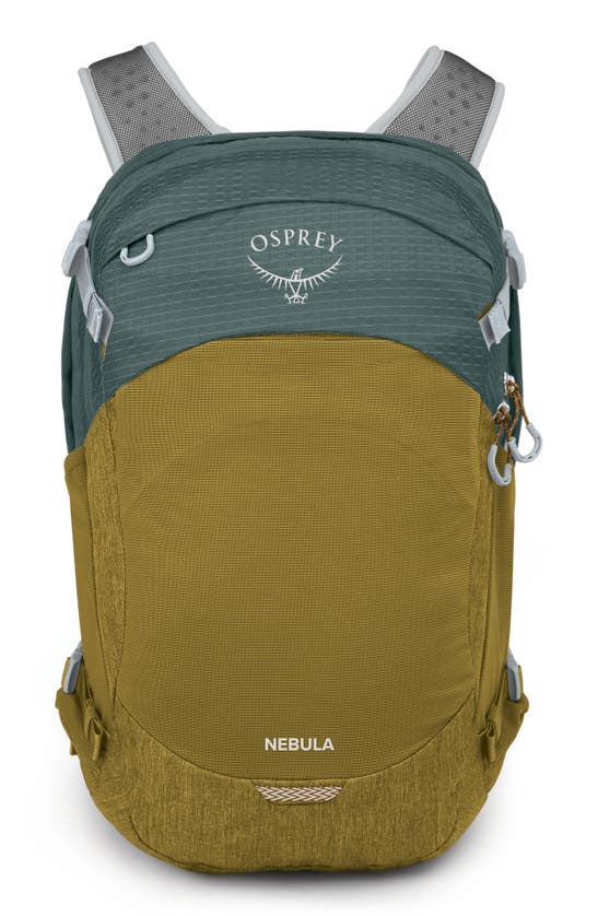 Shop Osprey Nebula 32-liter Backpack In Green Tunnel/ Brindle Brown