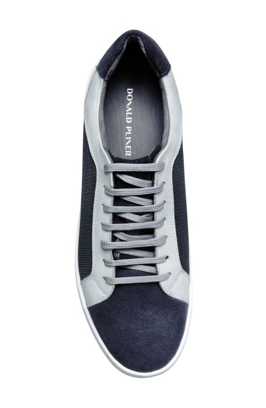 Shop Donald Pliner Archie Sneaker In Navy/ Nvy